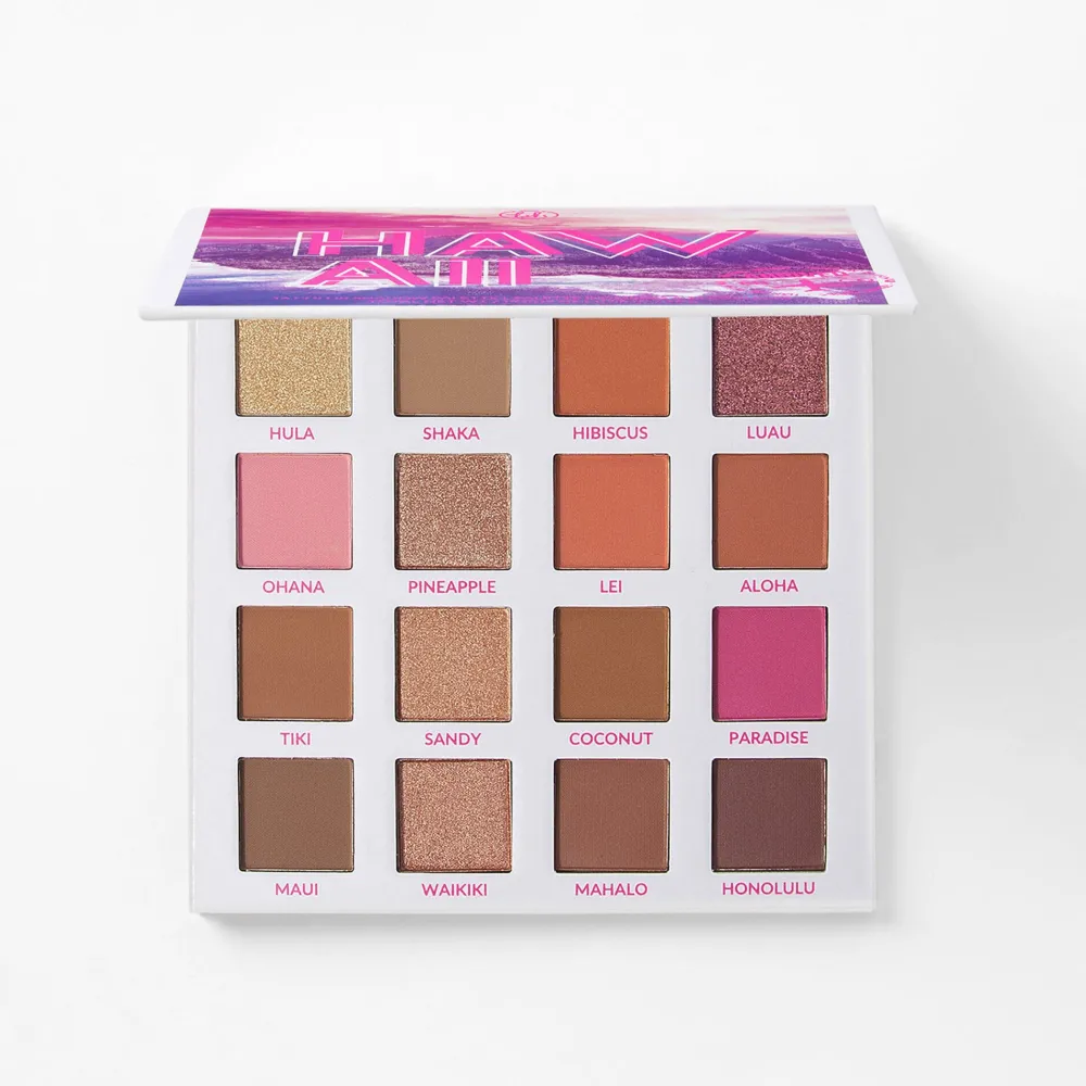 Revolution Beauty BH Hangin' In Hawaii 16 Color Shadow Palette^ Shadow Palettes