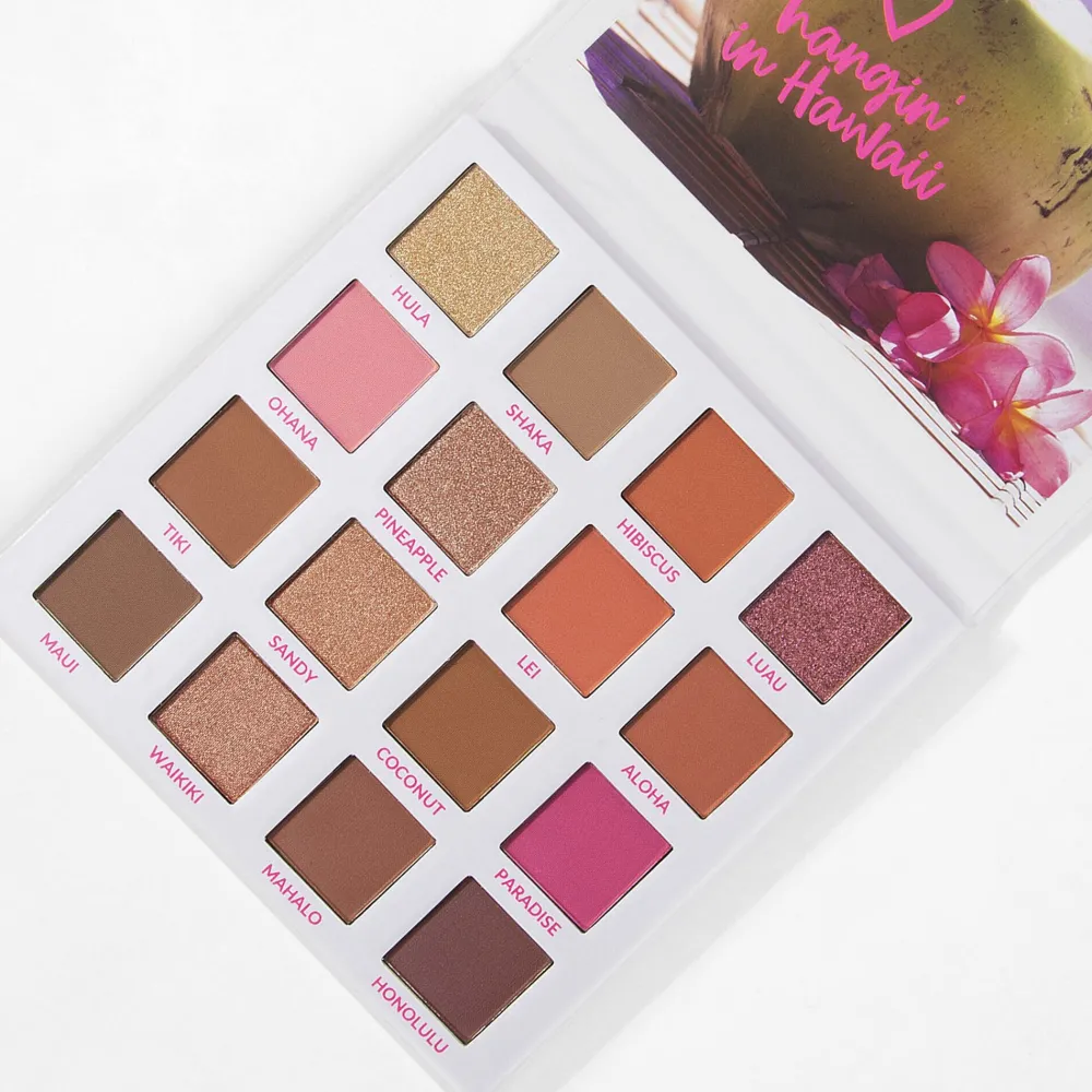 Revolution Beauty BH Hangin' In Hawaii 16 Color Shadow Palette^ Shadow Palettes