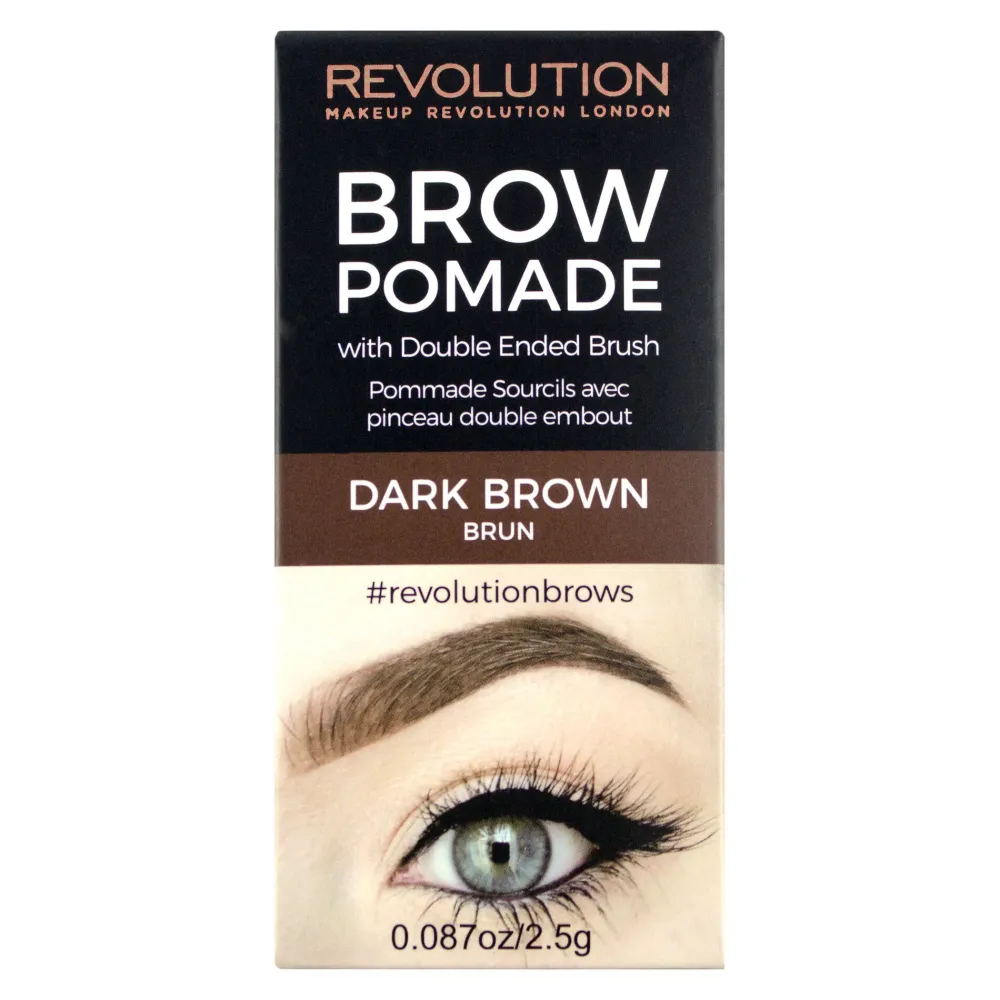 Revolution Beauty Brow Pomade Dark Brown^ Brow Pomade