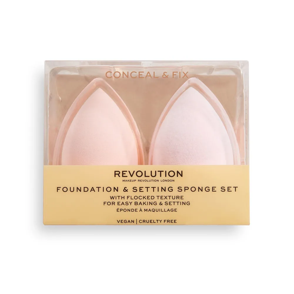 Revolution Beauty Conceal & Fix Setting Sponges^ Makeup Sponges