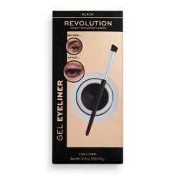 Revolution Beauty Gel Eyeliner Pot With Brush^ Eyeliner