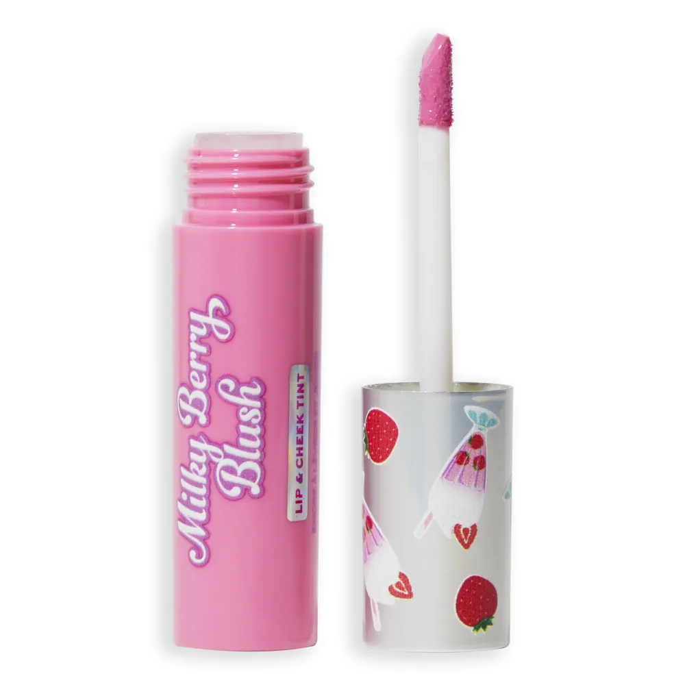 Revolution Beauty I Heart Revolution Milkshake Lip + Cheek Tint Strawberry Shake^ Lip Gloss