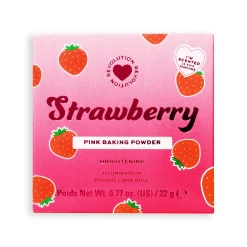 Revolution Beauty I Heart Revolution Strawberry Baking Powder Pink^ Baking Powder|Powder