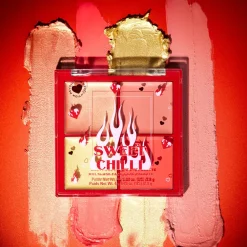 Revolution Beauty I Heart Revolution Sweet Chilli Cream Blush & Highlight Quad^ Face Palette|Highlighter