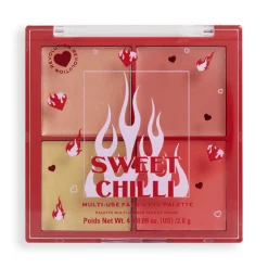 Revolution Beauty I Heart Revolution Sweet Chilli Cream Blush & Highlight Quad^ Face Palette|Highlighter