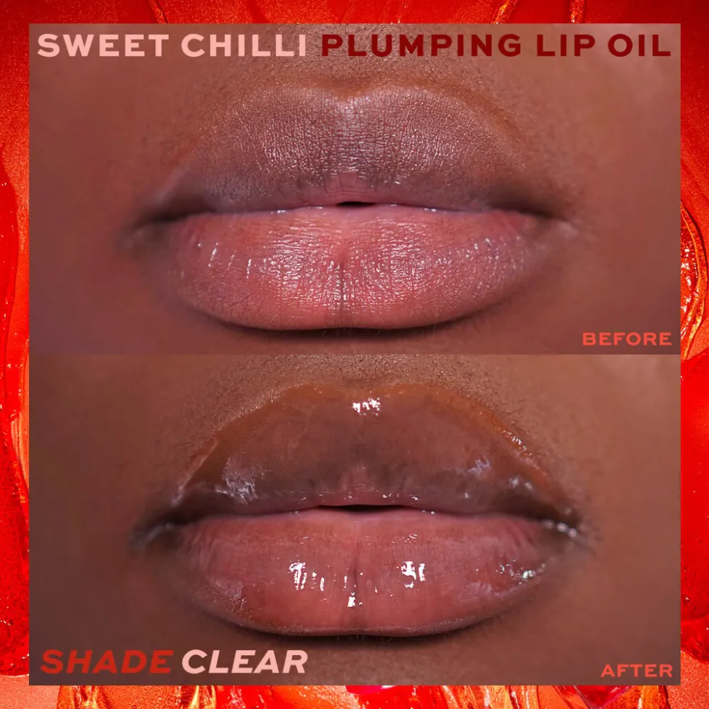 Revolution Beauty I Heart Revolution Sweet Chilli Plumping Lip Oil Clear^ Lip Oil