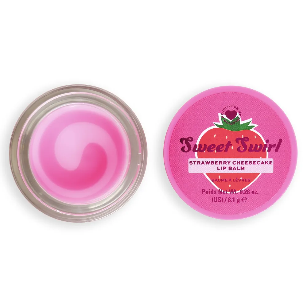 Revolution Beauty I Heart Revolution Sweet Swirl Lip Balm Strawberry Cheesecake^ Lip Care