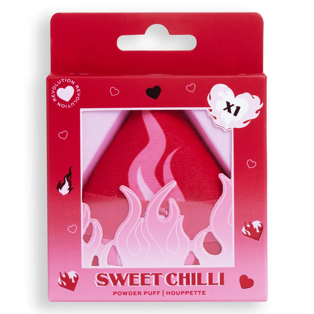 Revolution Beauty I Heart Revolution Sweet Chilli Powder Puff^ Makeup Sponges|Face Brushes
