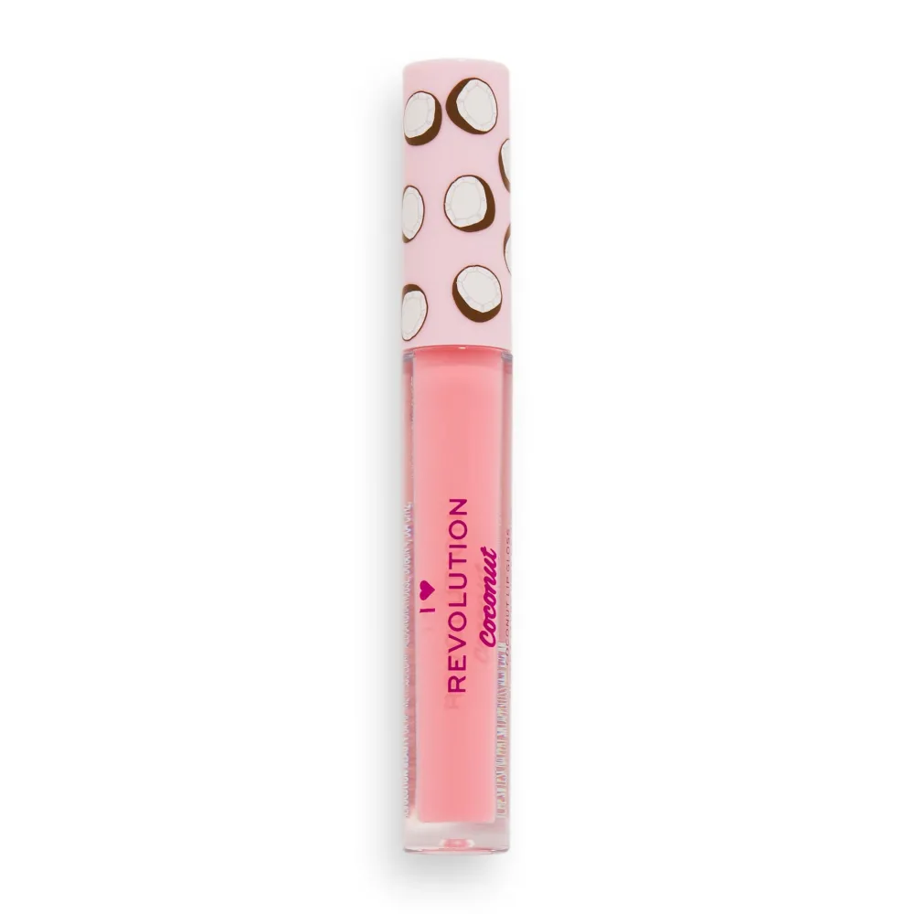 Revolution Beauty I Heart Revolution Tasty Coconut Lip Gloss Pink Coconut Sugar^ Lip Gloss