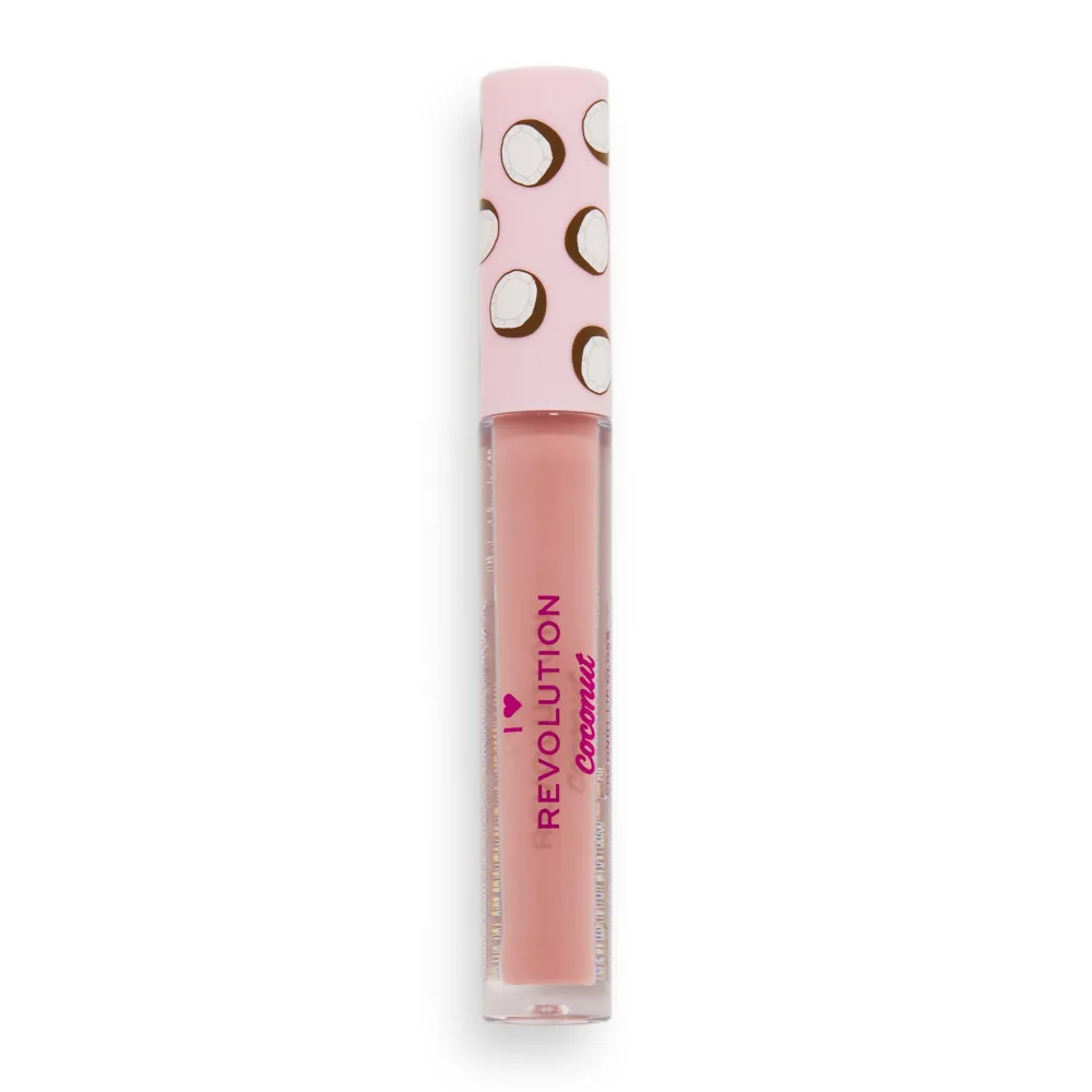 Revolution Beauty I Heart Revolution Tasty Coconut Lip Gloss Nude Coconut Meringue^ Lip Gloss