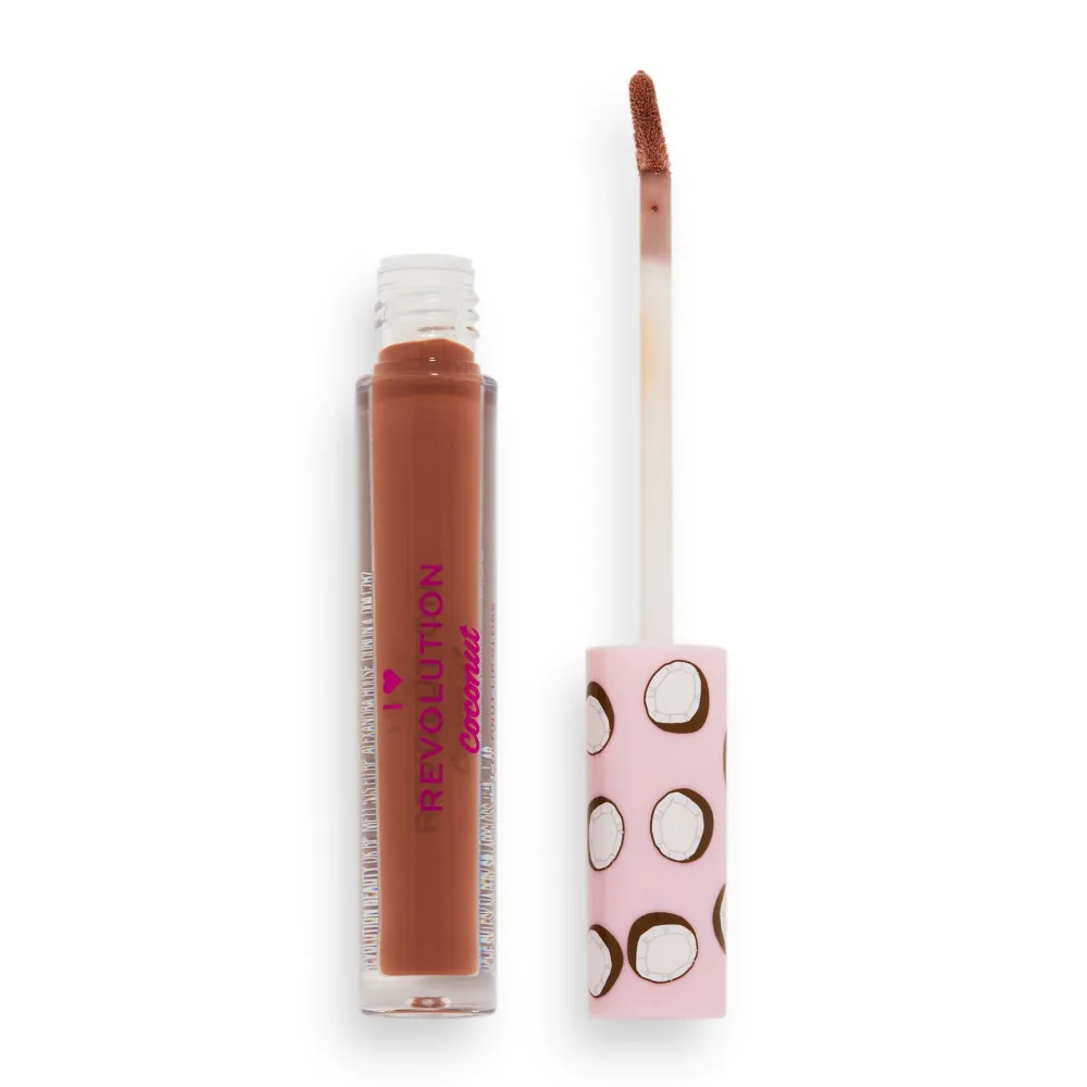 Revolution Beauty I Heart Revolution Tasty Coconut Lip Gloss Brown Coconut Cookie^ Lip Gloss