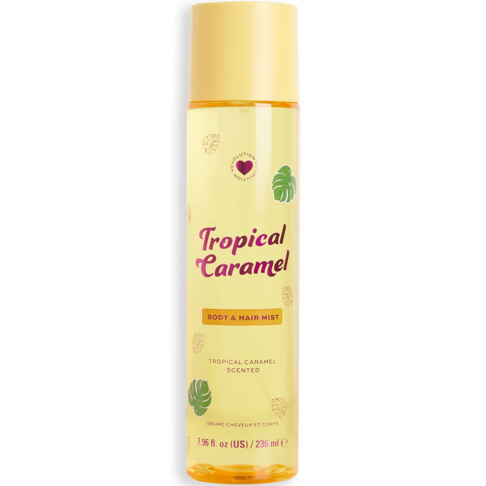 Revolution Beauty I Heart Revolution Tropical Caramel Hair and Body Mist^ Body Mists
