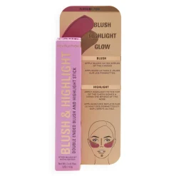 Revolution Beauty Makeup Revolution Blush & Highlight Stick Flushing Pink^ Highlighter|Blush