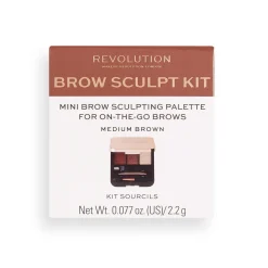 Revolution Beauty Makeup Revolution Brow Sculpt Kit Medium Brown^ Brow Kit