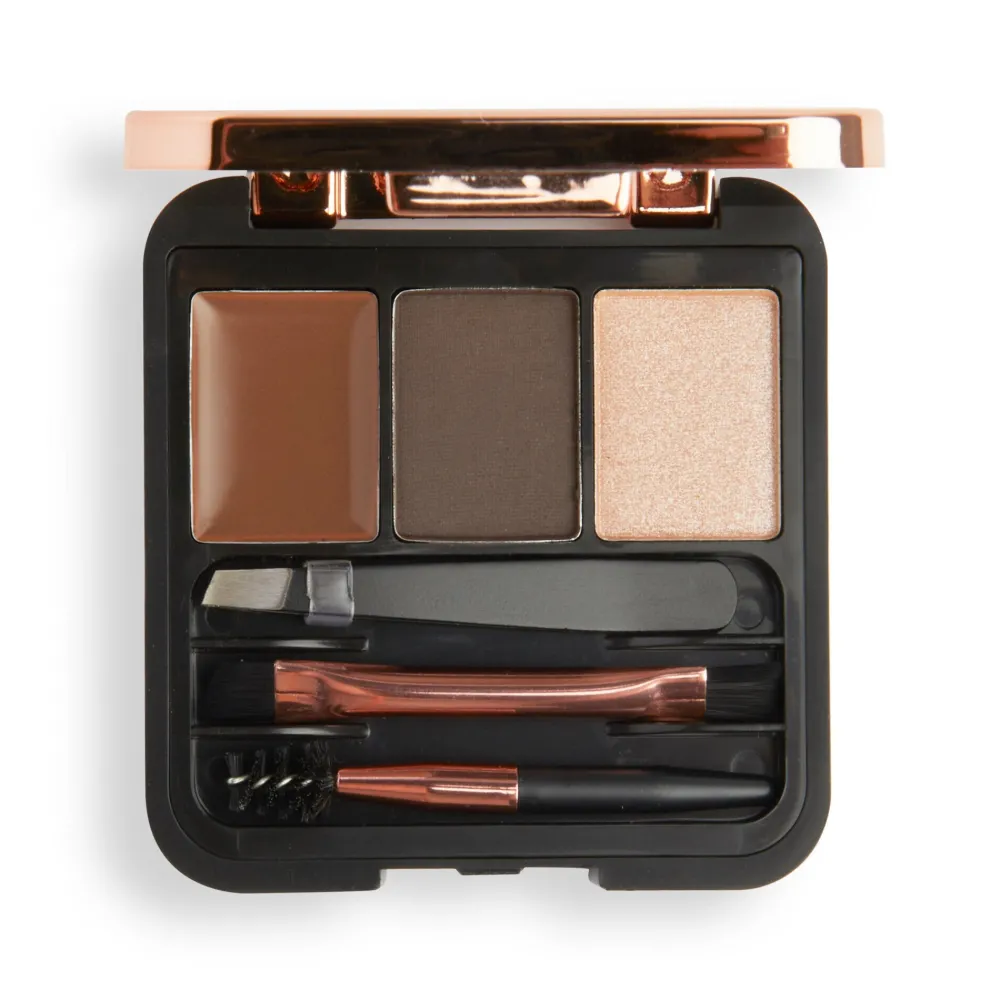 Revolution Beauty Makeup Revolution Brow Sculpt Kit Dark Brown^ Brow Kit