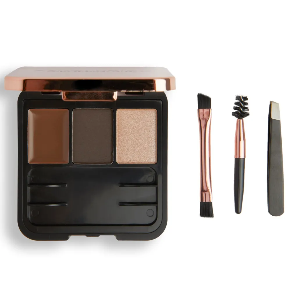 Revolution Beauty Makeup Revolution Brow Sculpt Kit Dark Brown^ Brow Kit