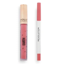 Revolution Beauty Makeup Revolution Fantasy Earth Lip Kit^ Lip Liner|Lip Gloss