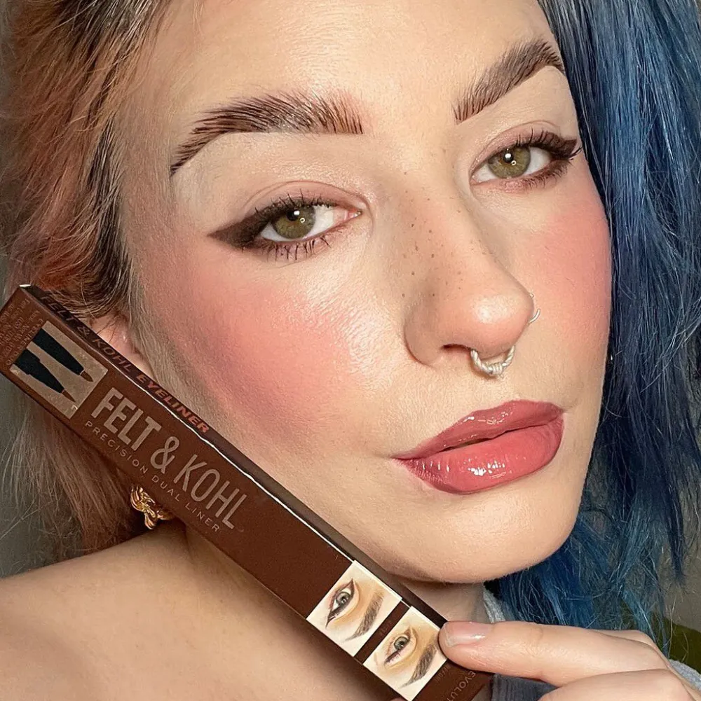 Revolution Beauty Makeup Revolution Felt & Kohl Eyeliner Brown^ Eyeliner