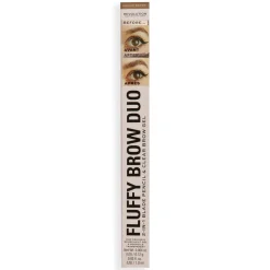 Revolution Beauty Makeup Revolution Fluffy Brow Filter Duo Medium Brown^ Brow Gel|Brow Pencil