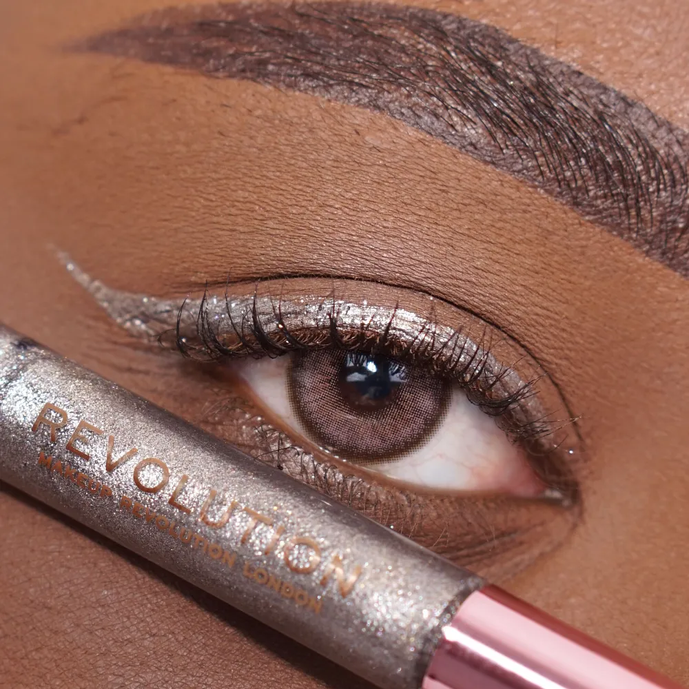 Revolution Beauty Makeup Revolution Super Flick Liquid Eyeliner Silver^ Eyeliner