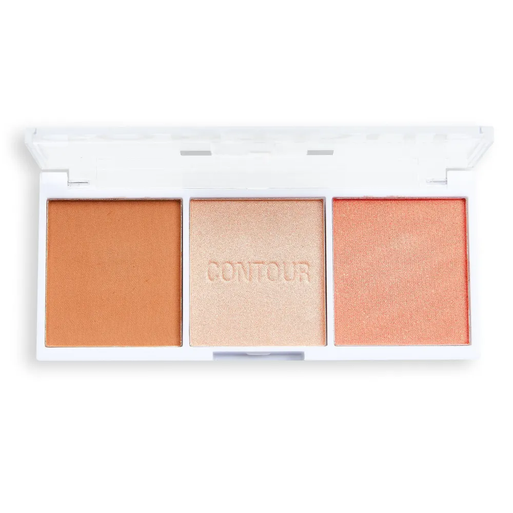 Revolution Beauty Relove by Revolution Color Play Contour Trio Palette Sugar^ Contour|Face Palette