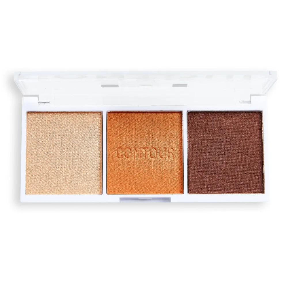 Revolution Beauty Relove by Revolution Color Play Contour Trio Palette Bronze Sugar^ Contour|Face Palette