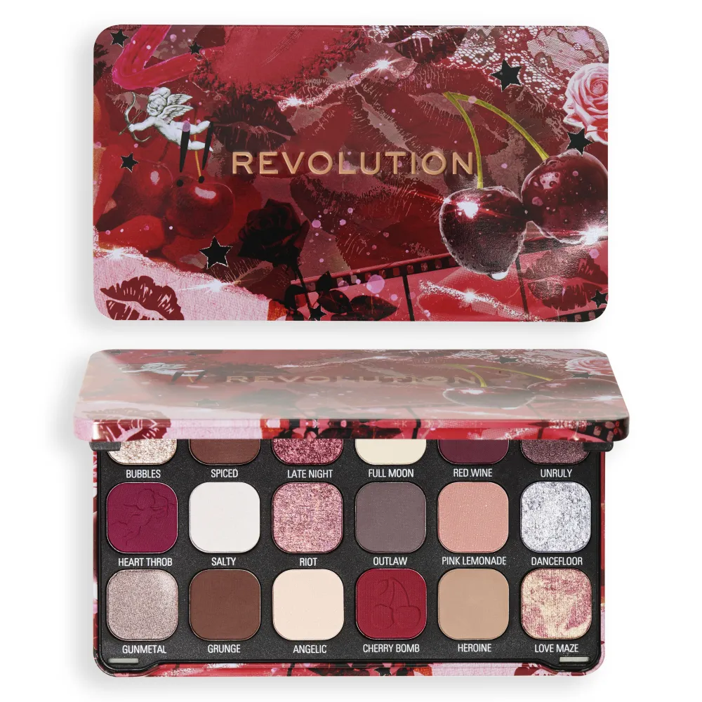 Revolution Beauty Revolution Forever Flawless Shadow Palette Cherry Rebel Red^ Shadow Palettes