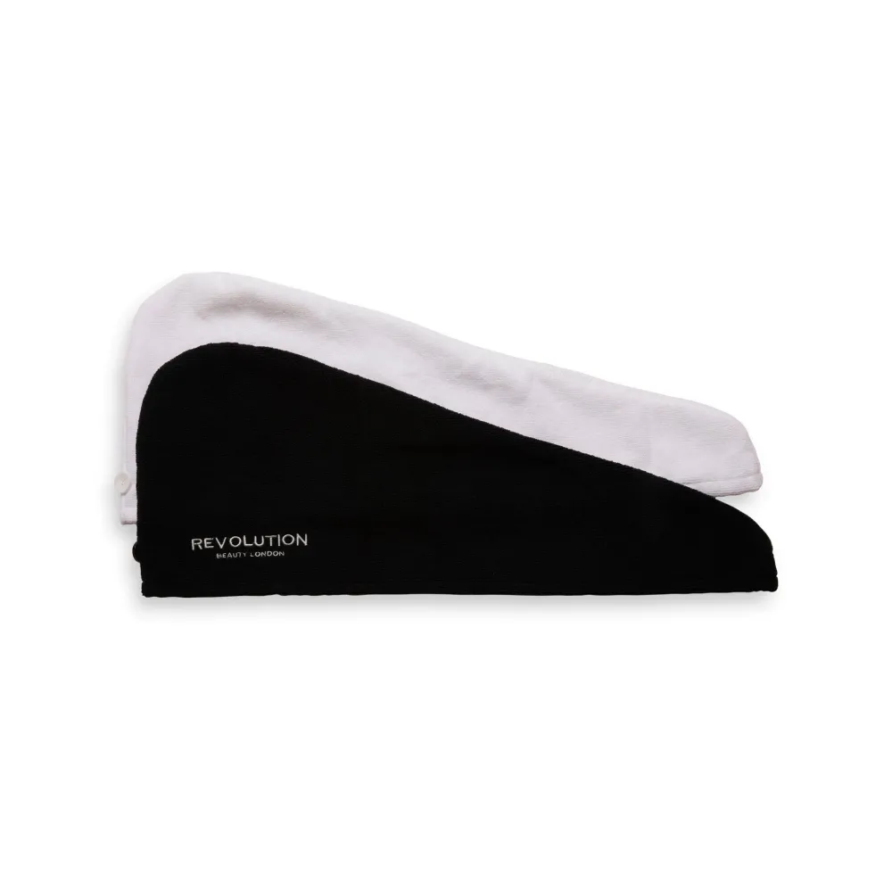 Revolution Beauty Revolution Haircare Microfibre Hair Wrap Black & White^ Hair Accessories