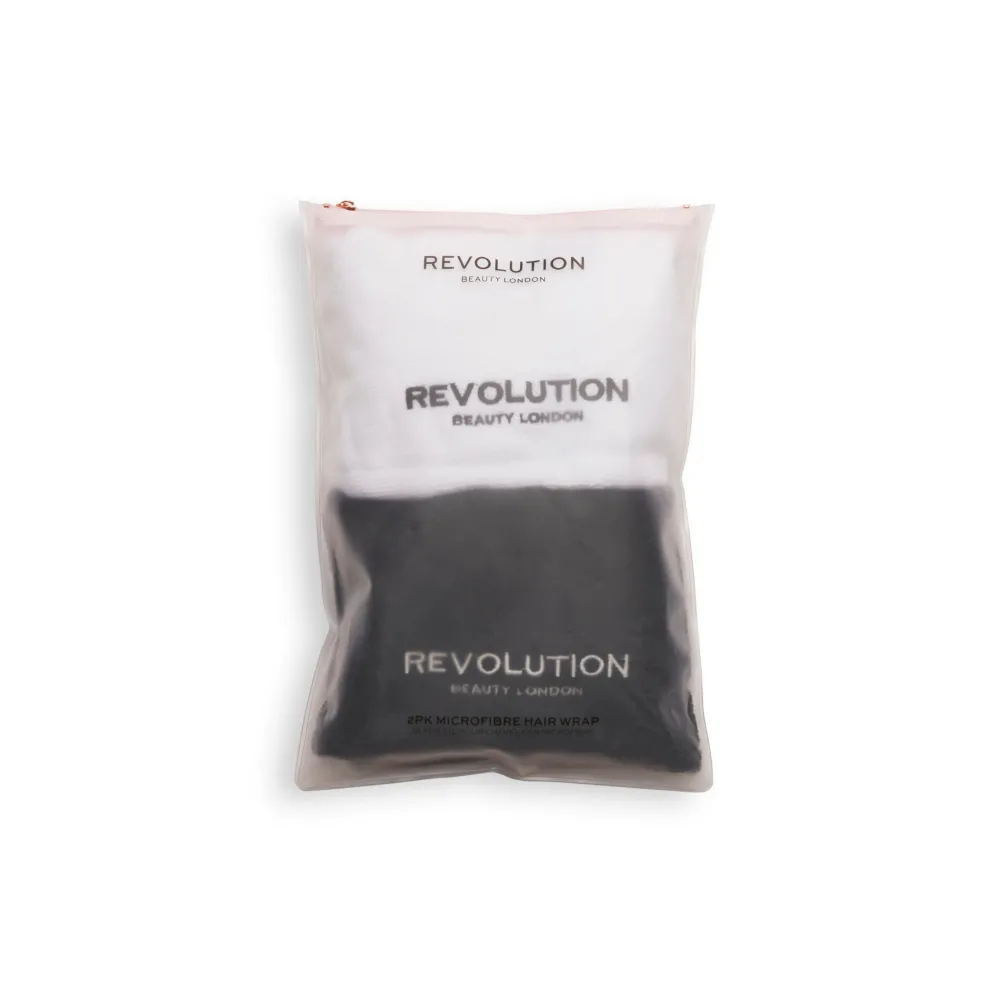 Revolution Beauty Revolution Haircare Microfibre Hair Wrap Black & White^ Hair Accessories