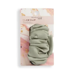 Revolution Beauty Revolution Haircare Ruched Satin Claw Clip Khaki^ Hair Accessories