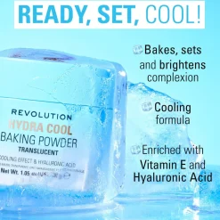 Revolution Beauty Revolution Hydra Cool Cooling Loose Baking Powder Translucent^ Powder|Baking Powder