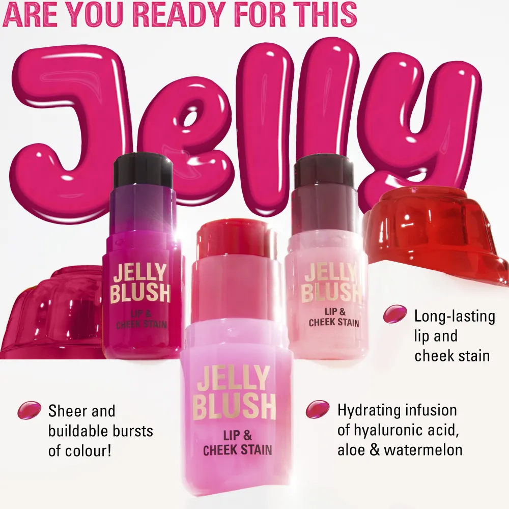 Revolution Beauty Revolution Jelly Blush Stick Lip and Cheek Stain Strawberry Pink^ Lip Stains & Lip Tints|Blush