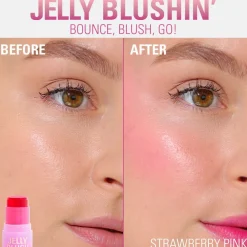 Revolution Beauty Revolution Jelly Blush Stick Lip and Cheek Stain Strawberry Pink^ Lip Stains & Lip Tints|Blush