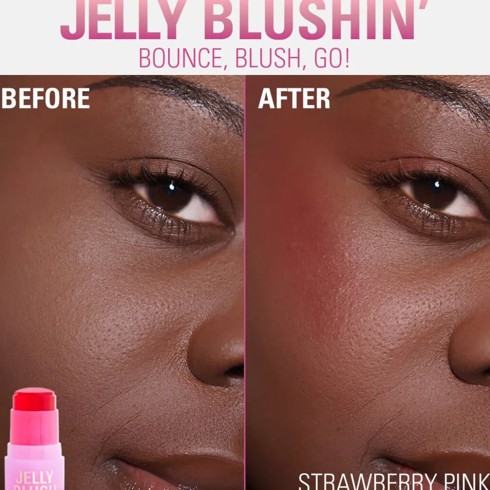 Revolution Beauty Revolution Jelly Blush Stick Lip and Cheek Stain Strawberry Pink^ Lip Stains & Lip Tints|Blush