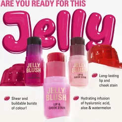 Revolution Beauty Revolution Jelly Blush Stick Lip and Cheek Stain Peach Orange^ Lip Stains & Lip Tints|Blush