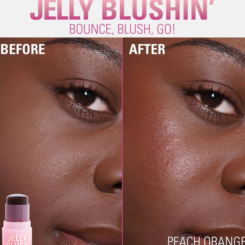 Revolution Beauty Revolution Jelly Blush Stick Lip and Cheek Stain Peach Orange^ Lip Stains & Lip Tints|Blush
