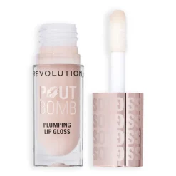 Revolution Beauty Revolution Pout Bomb Plumping Gloss Milky Sheer Holo NEW!^ Lip Gloss