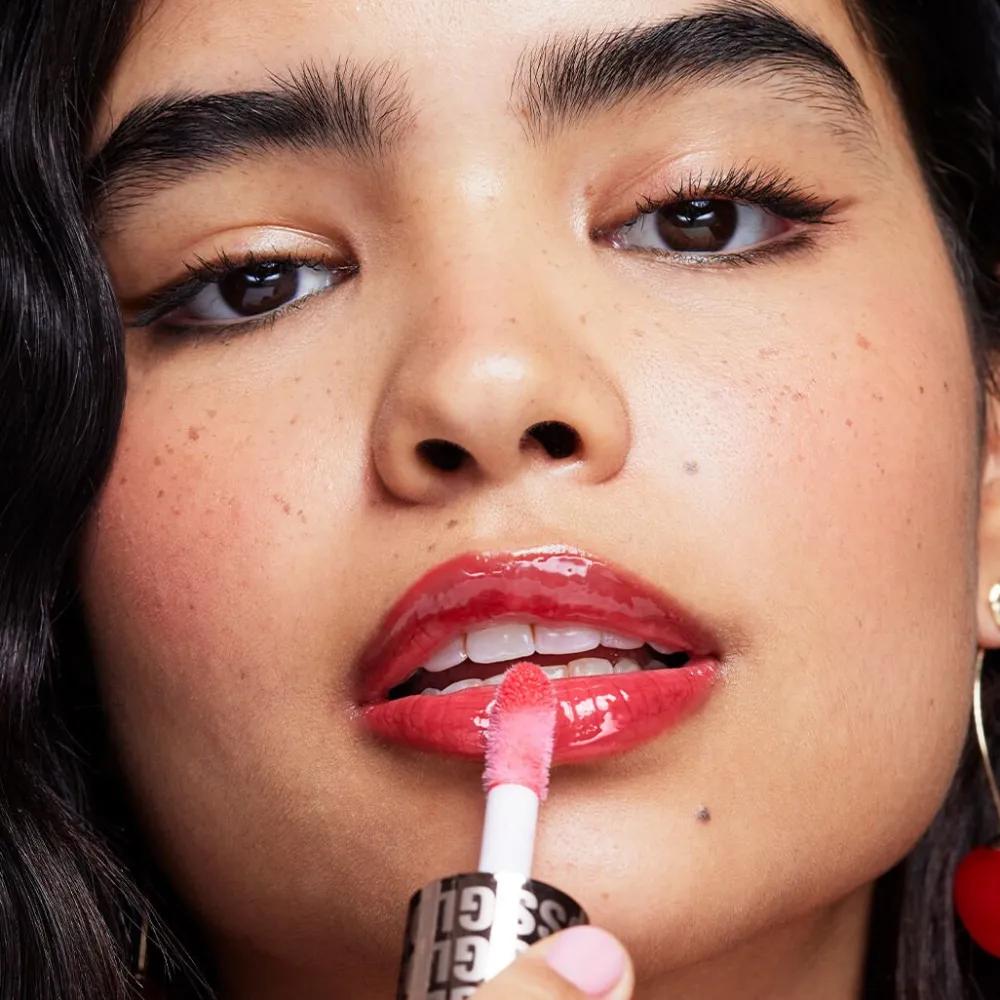Revolution Beauty Revolution Pout Bomb Plumping Gloss Cherry Sheer Red NEW!^ Lip Gloss