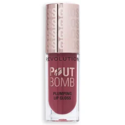 Revolution Beauty Revolution Pout Bomb Plumping Gloss Wild Mauve Pink NEW!^ Lip Gloss