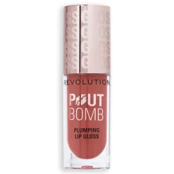 Revolution Beauty Revolution Pout Bomb Plumping Gloss Melba Warm Peach NEW!^ Lip Gloss