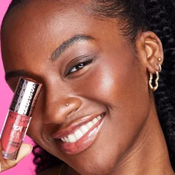 Revolution Beauty Revolution Pout Bomb Plumping Gloss Melba Warm Peach NEW!^ Lip Gloss