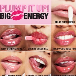 Revolution Beauty Revolution Pout Bomb Plumping Gloss Melba Warm Peach NEW!^ Lip Gloss
