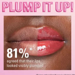 Revolution Beauty Revolution Pout Bomb Plumping Gloss Melba Warm Peach NEW!^ Lip Gloss