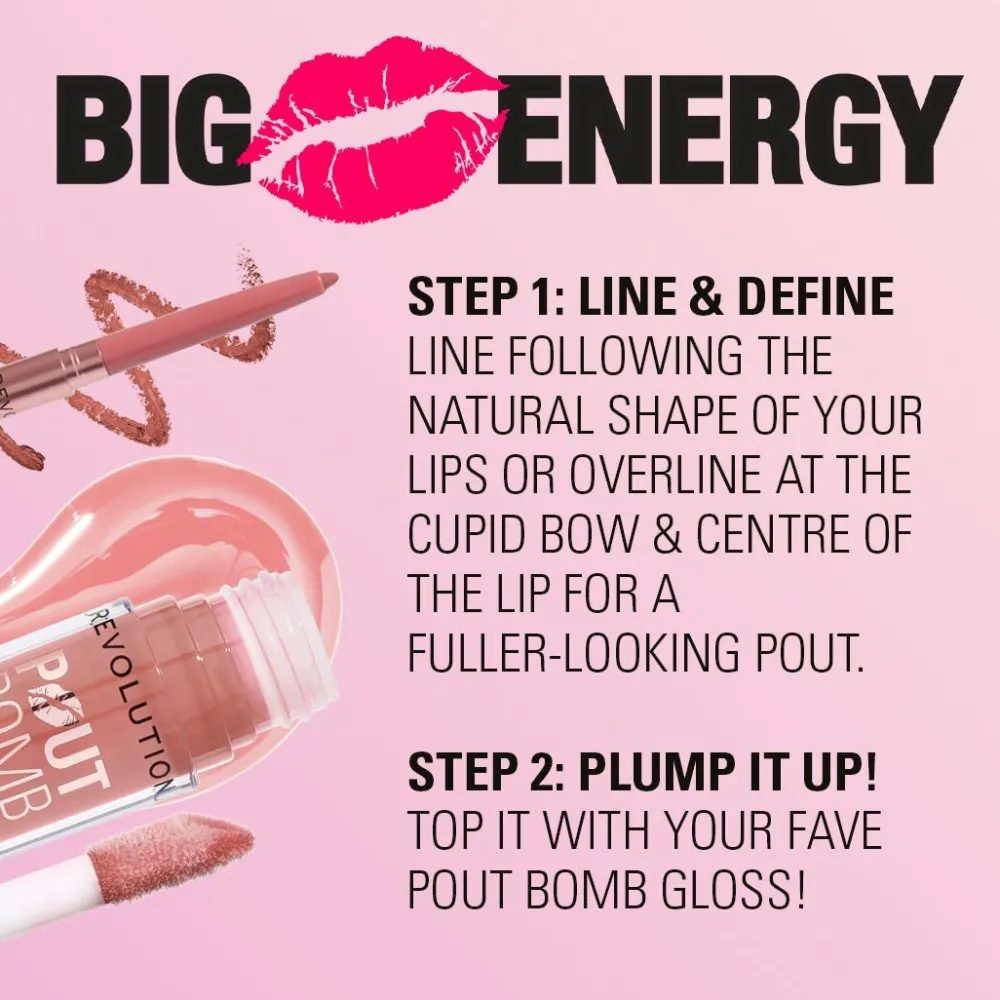 Revolution Beauty Revolution Pout Bomb Plumping Lip Liner Jelly Berry Mauve^ Lip Liner