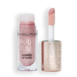 Revolution Beauty Revolution Pout Bomb Shimmer Gloss Shine Pink^ Lip Gloss