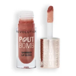 Revolution Beauty Revolution Pout Bomb Shimmer Gloss Nude Glow^ Lip Gloss