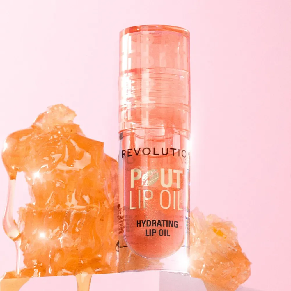 Revolution Beauty Revolution Pout Lip Oil Honey Shimmer^ Lip Oil