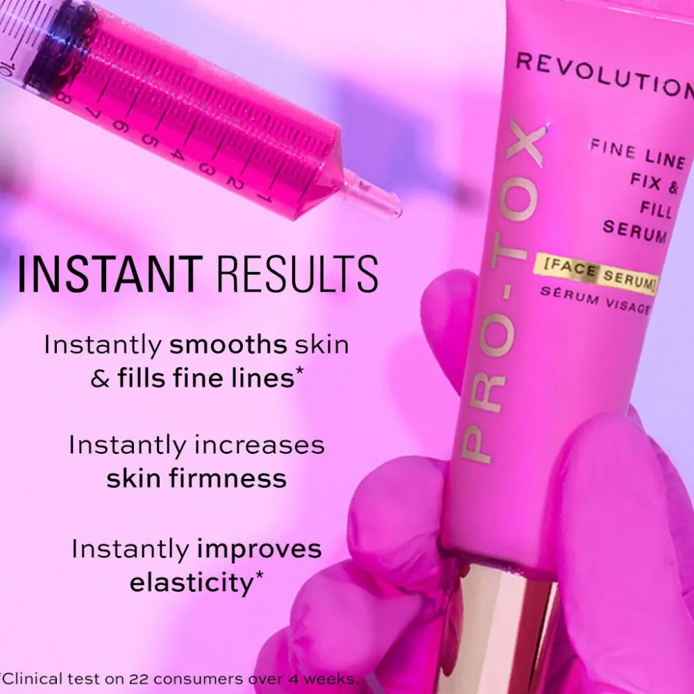Revolution Beauty Revolution Pro Miracle Pro-Tox Fine Line Fix & Fill Serum 30ml^ Peptides|Anti-Ageing