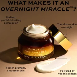 Revolution Beauty Revolution Pro Miracle Vegan Collagen Firming Night Cream^ Squalane|Tremella Mushroom