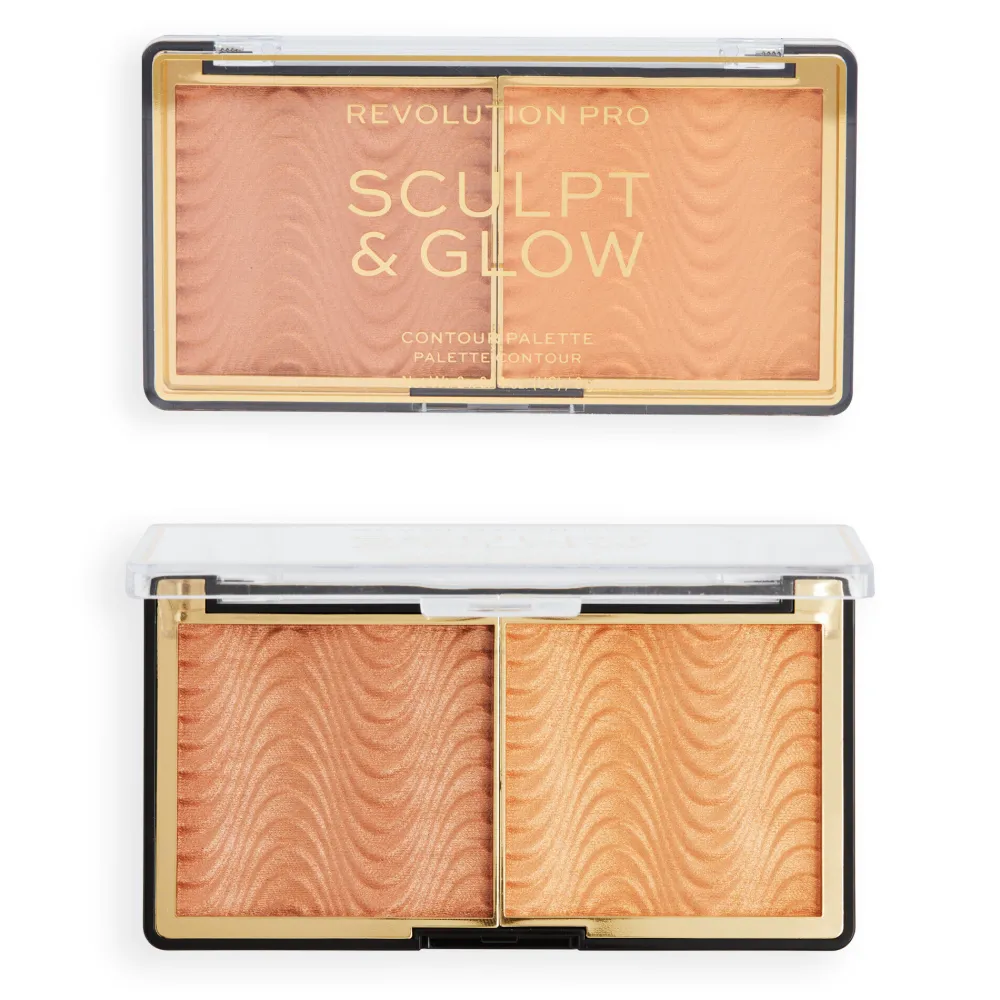 Revolution Beauty Revolution Pro Sculpt & Glow Palette Medium-Deep^ Contour|Face Palette